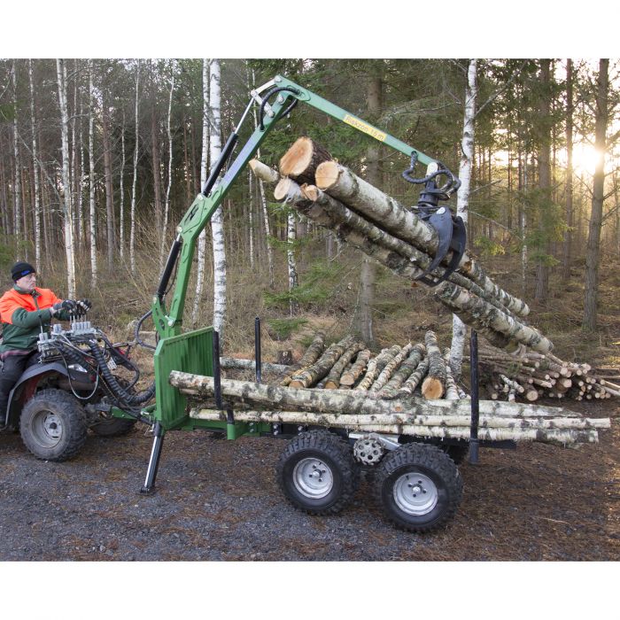Skogsvagn ATV 2 ton, Paket 4