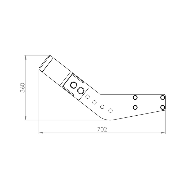 Lastarmsstöd Traktor Lovol 50 hk
