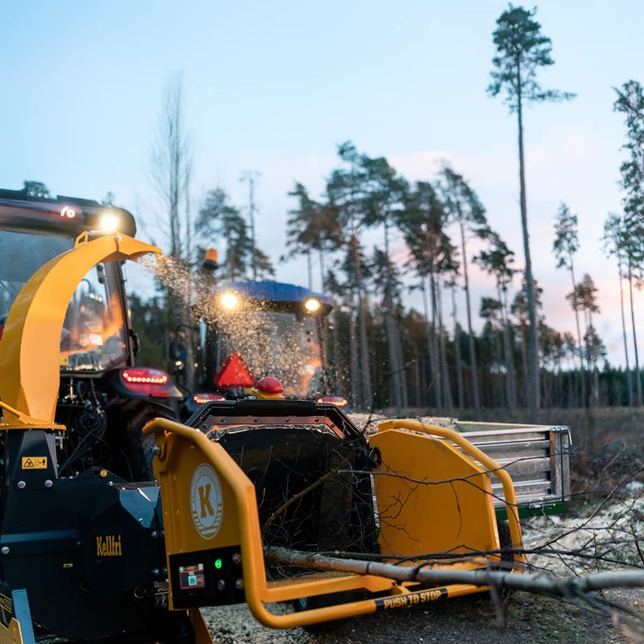 Flishugg 150, med hydraulisk inmatning