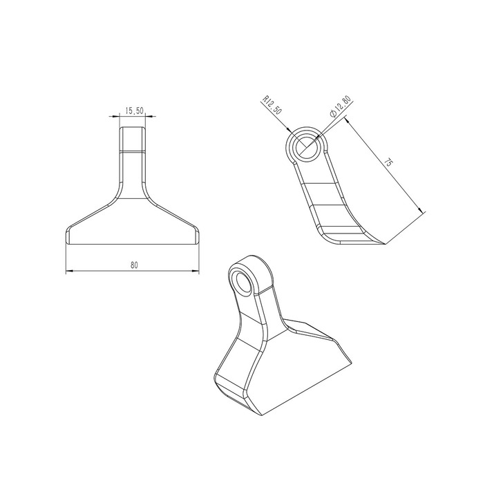 Hammarslaga Heavy duty, 77 mm/345 g