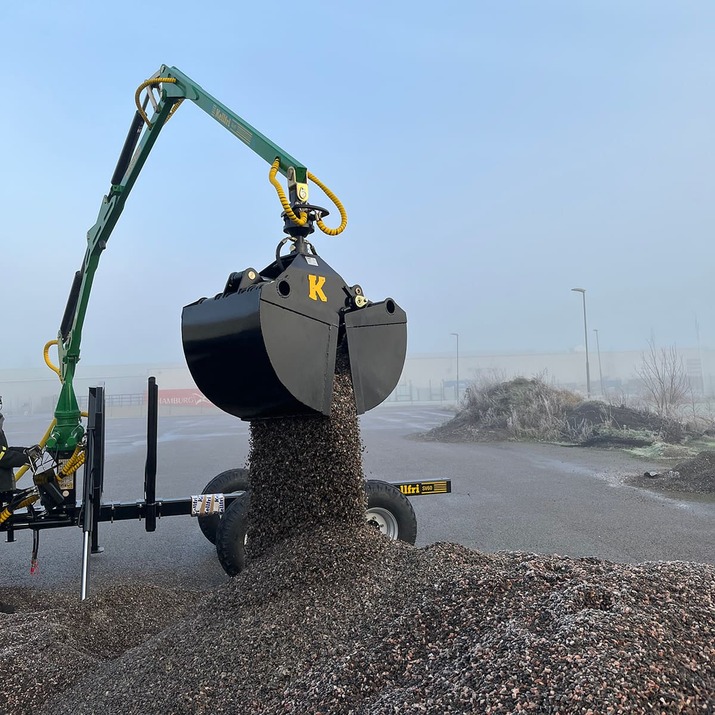 Gripskopa till skogsvagn, 55 cm