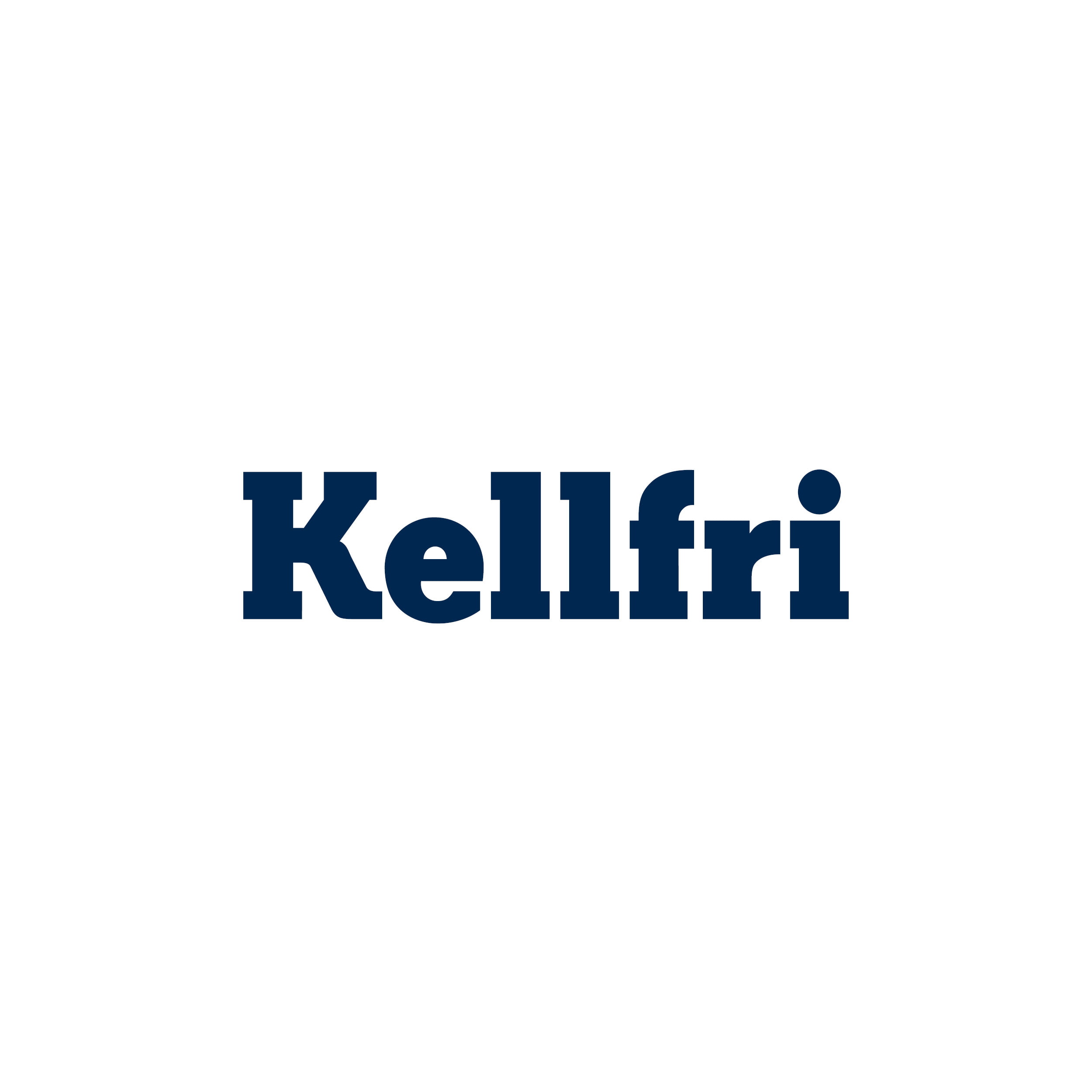 Dekal Kellfri, blå 300 x 80 mm 2019