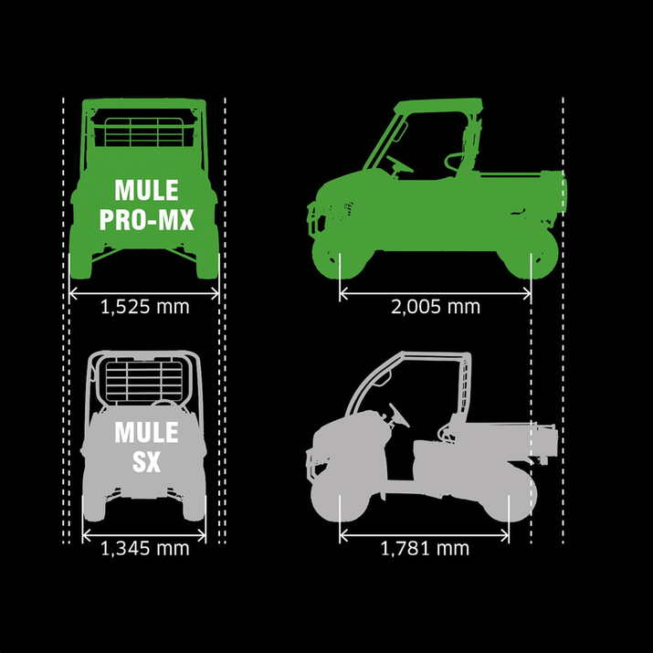 Kawasaki MULE PRO-MX, grå