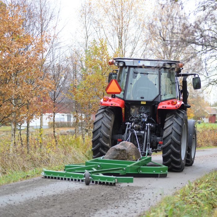 Vägsladd tvåskärig 2 m, bultad