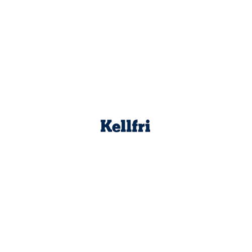 Dekal Kellfri, blå 105 x 30 mm 2019