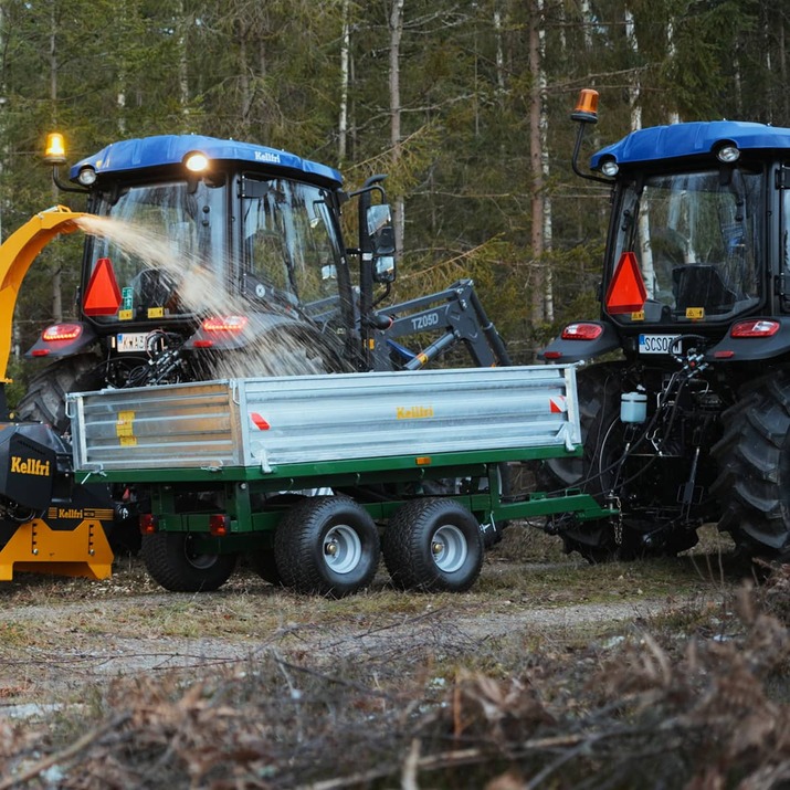 Tippvagn 2,5 ton, galvad