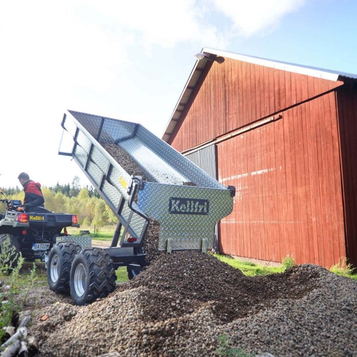 Tippvagn ATV 1420 kg med elhydraulisk tipp