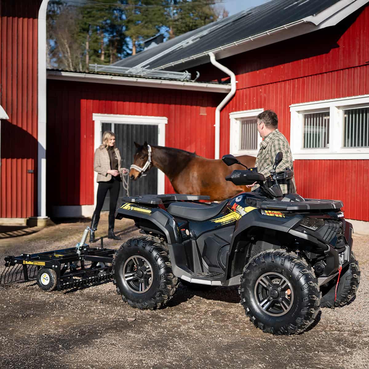 Loncin XWolf 700 ATV, Orange
