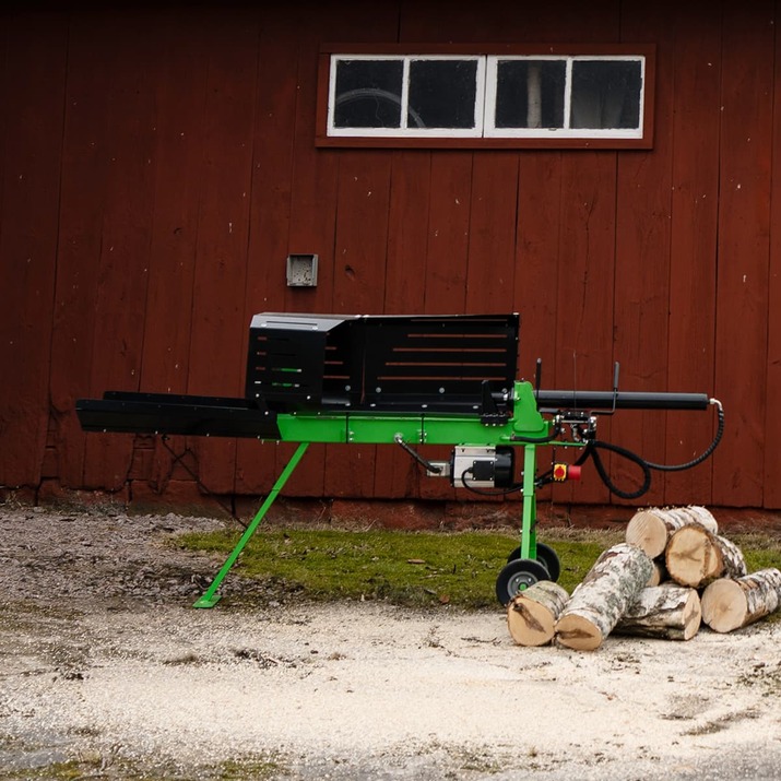 Vedklyv, eldriven, 7 ton, 70 cm