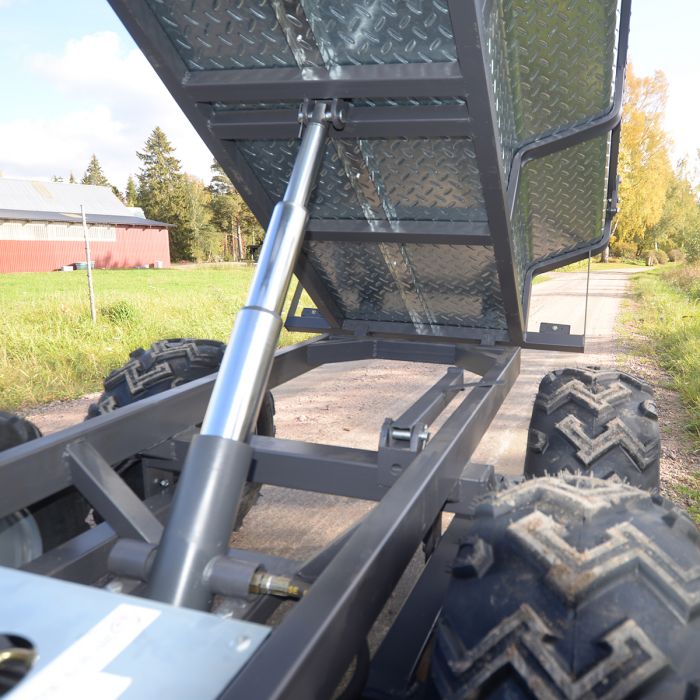 Tippvagn ATV 1420 kg med elhydraulisk tipp