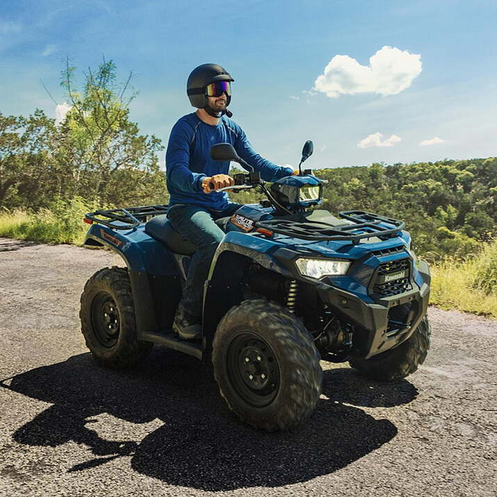 Kawasaki Brute Force 450 4x4, blå