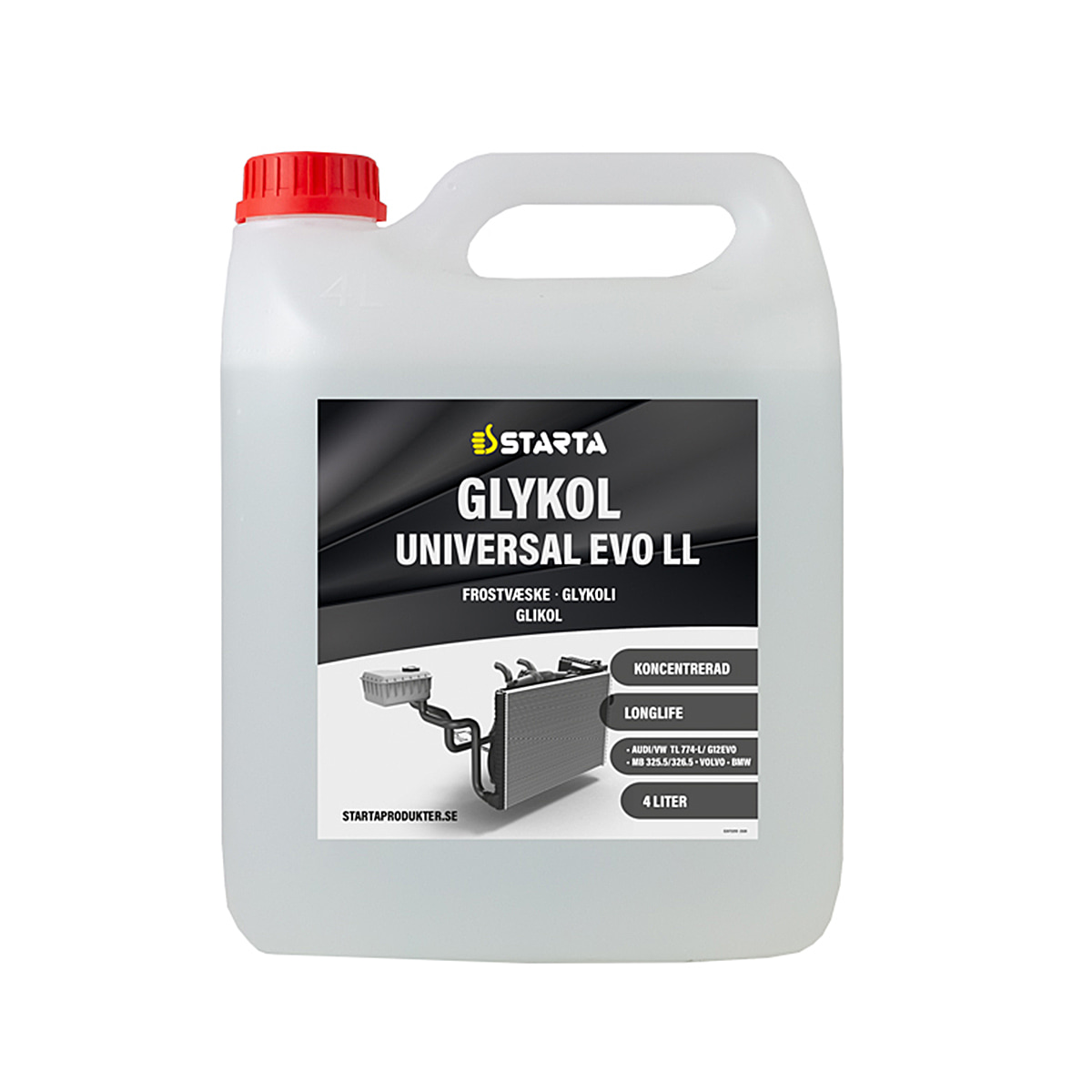 Kellfri Starta Glykol Universal EVO LL 4 liter