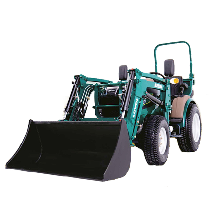 Kompakttraktor Lovol 25 hk med frontlastare, utan hytt