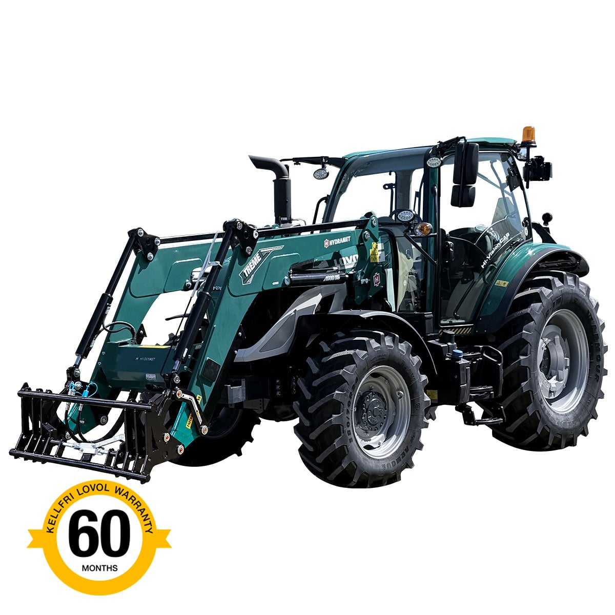 Traktor Lovol 110 hk 4WD med frontlastare, Stage V