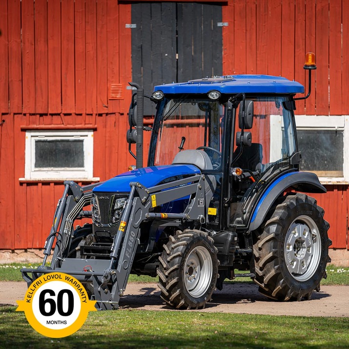 Traktor Lovol 50 hk 4wd med frontlastare, Stage V
