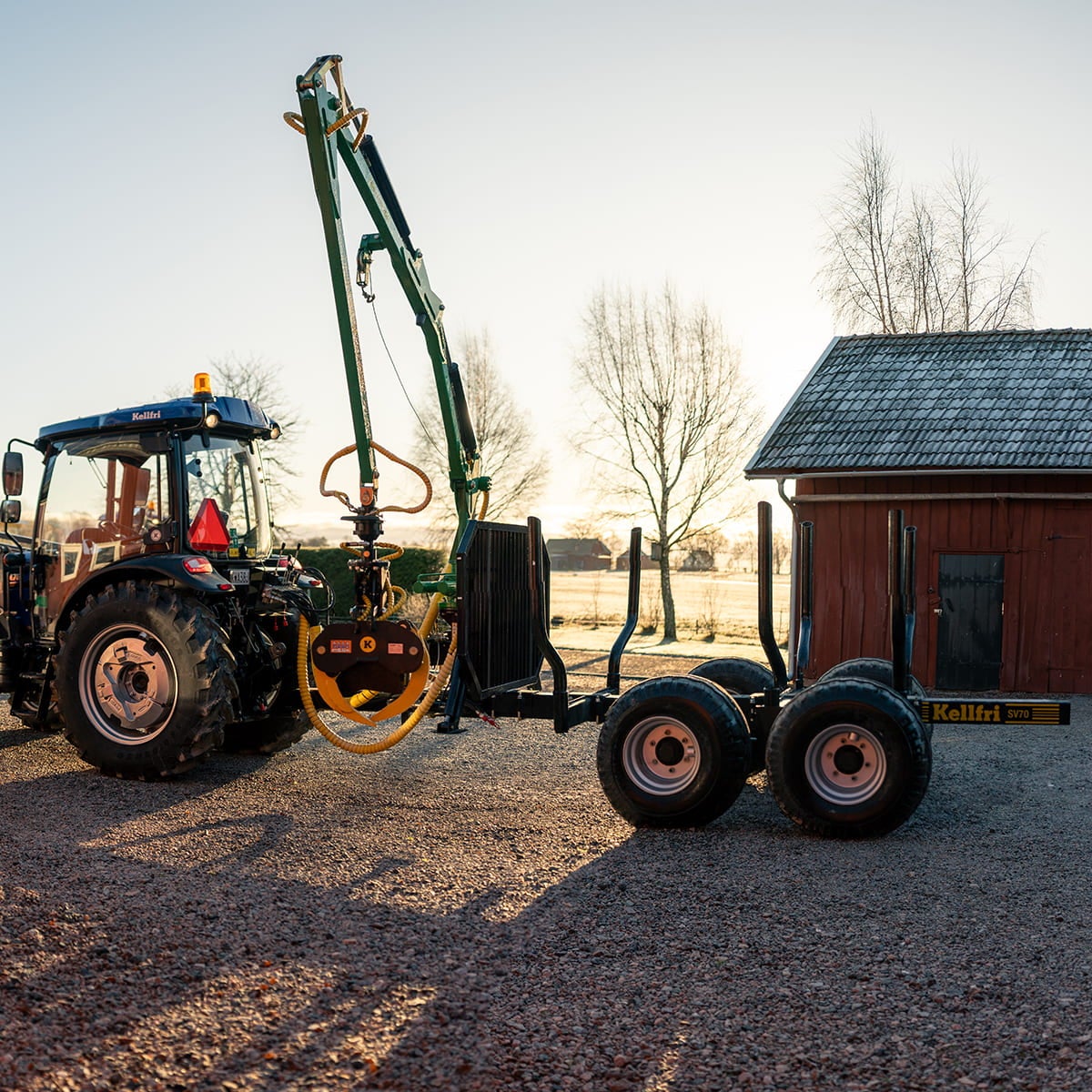 Skogsvagn 6 ton, Paket 1