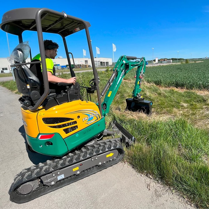 Lovol minigrävare 1,8 ton utan hytt