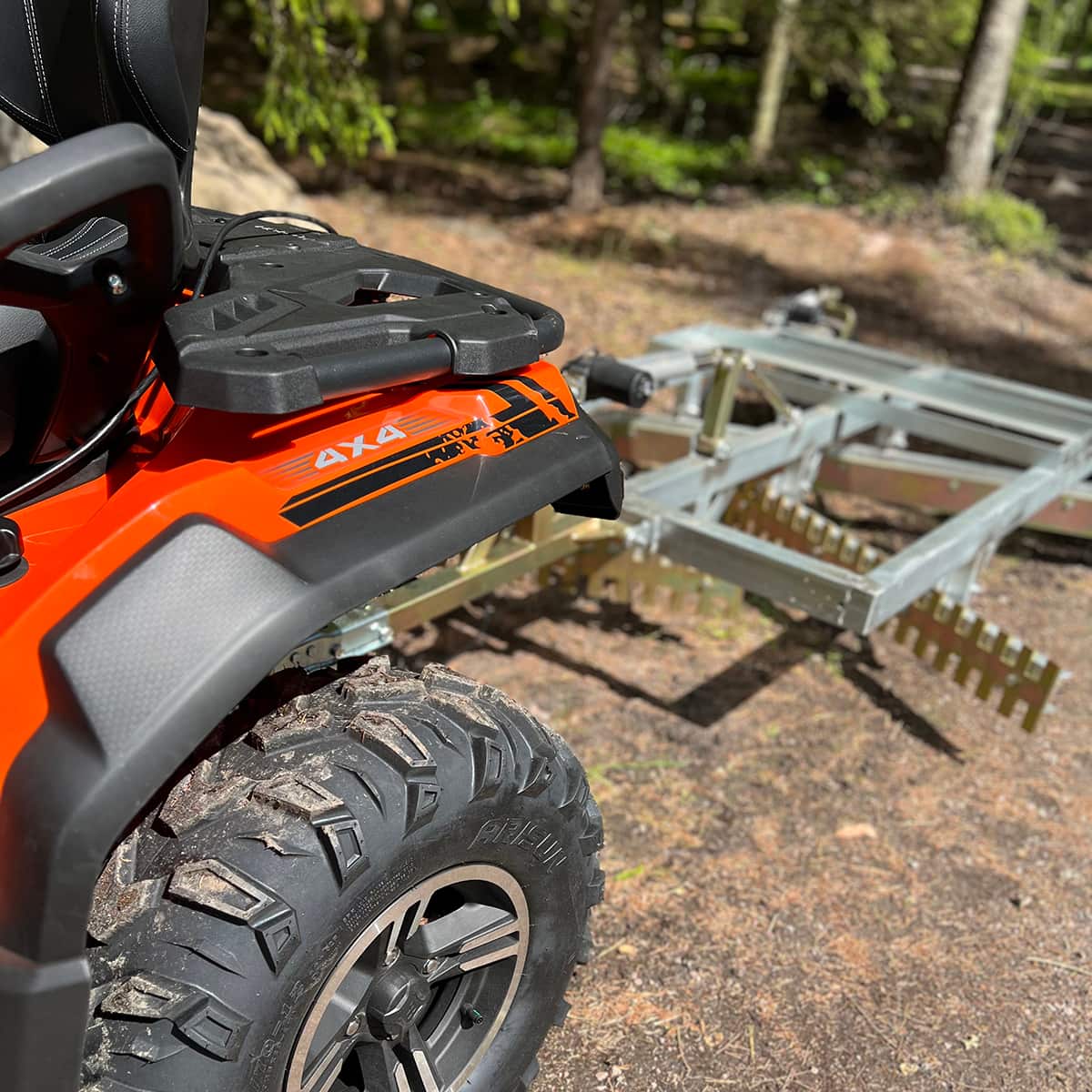 Vägsladd ATV 3-skärig med elektrisk höj- och sänkbarfunktion
