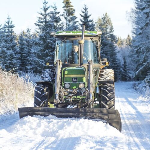 Snö-Diagonalblad 2,5 m med fäste passande Trima