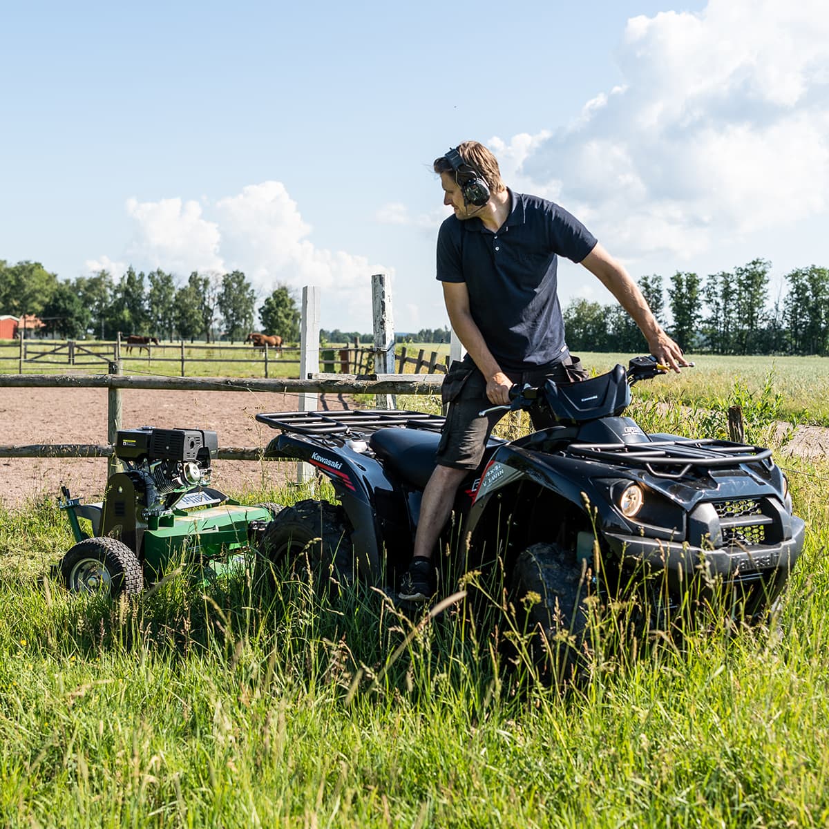 Slaghack ATV med lucka, 1,2 m, 15 hk