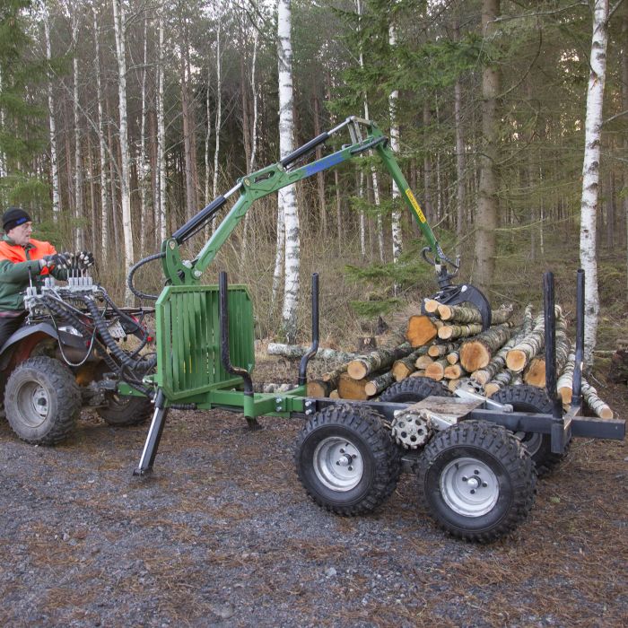 Skogsvagn ATV 2 ton, Paket 4