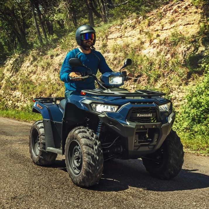 Kawasaki Brute Force 450 4x4, blå