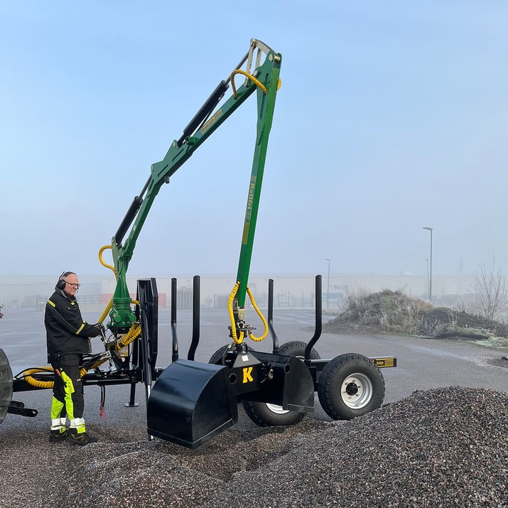 Gripskopa till skogsvagn, 55 cm