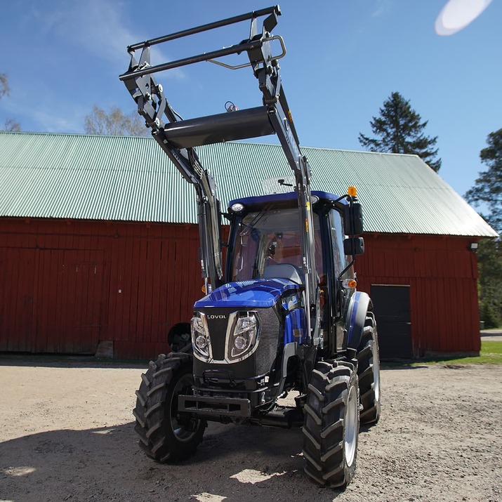 Traktor Lovol 50 hk 4wd med frontlastare, Stage V