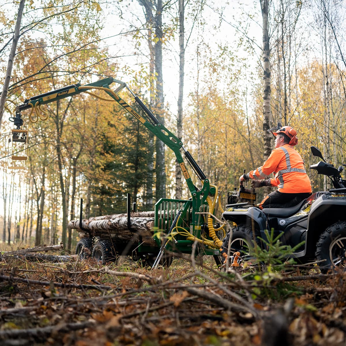Skogsvagn ATV 2 ton FT36-2T