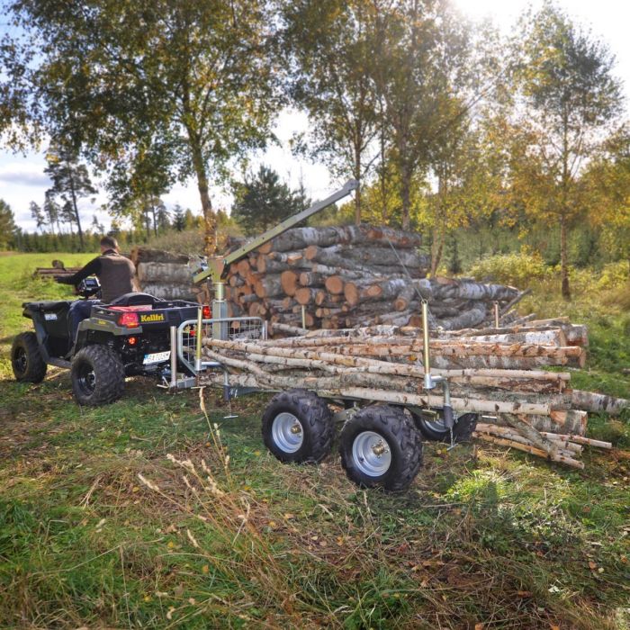 Stött-kitt till Skogsvagn ATV, 4 st runda stöttor med fäste