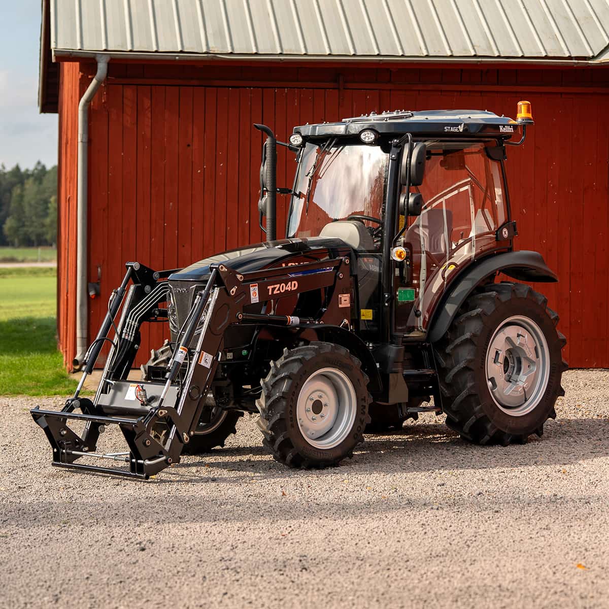 Traktor Lovol 55 hk PRO 4WD med frontlastare, Stage V