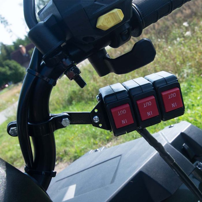 Vägsladd ATV 3-skärig med elektrisk höj- och sänkbarfunktion