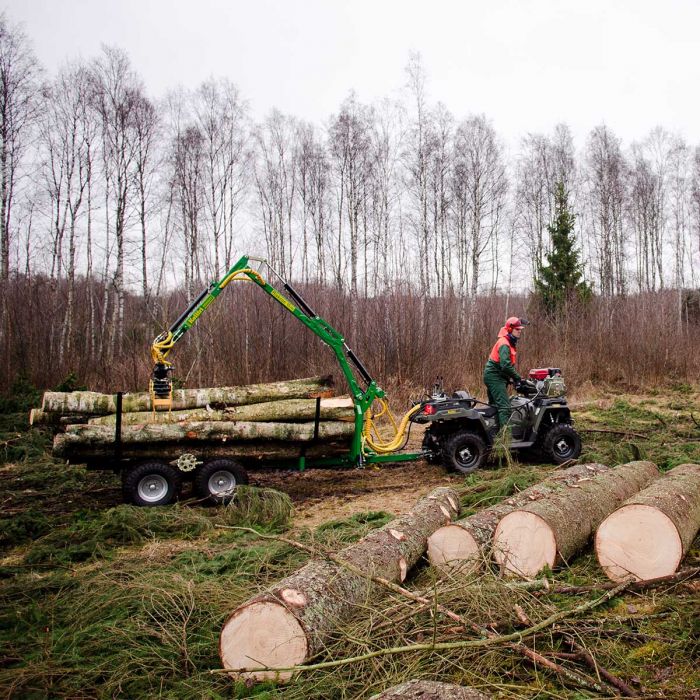 Skogsvagn ATV 2 ton, Paket 10