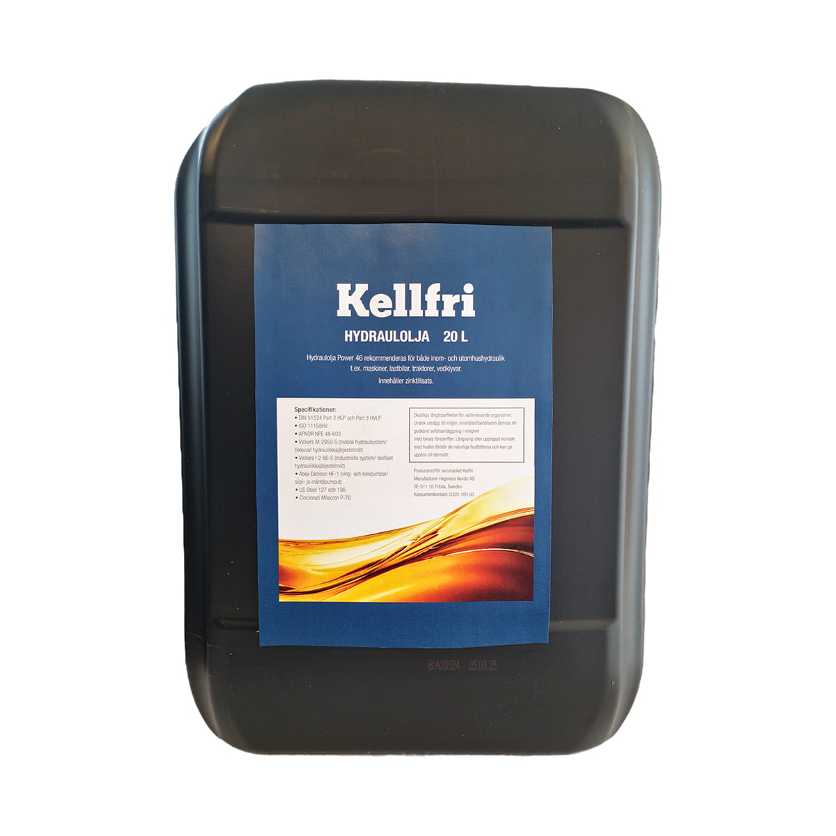 Kellfri Starta Hydraulolja Power 46 20 liter