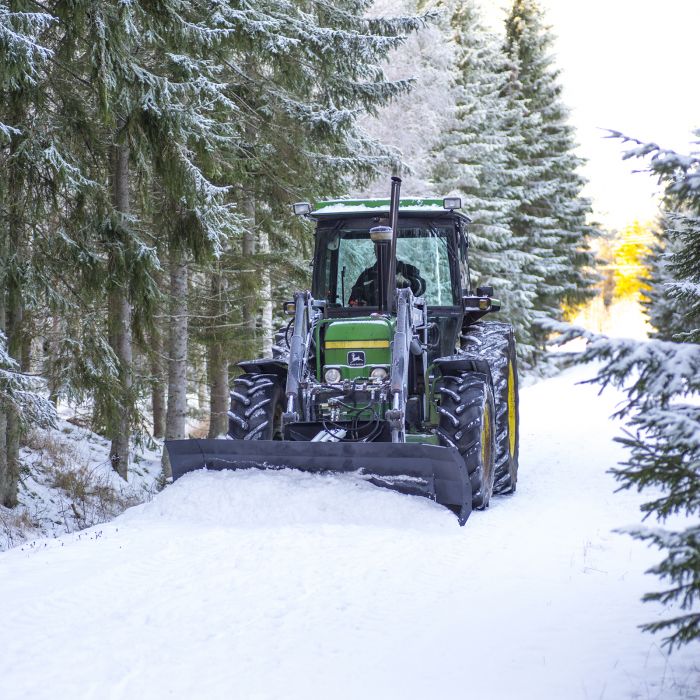 Snö-Diagonalblad 2,5 m med fäste passande Trima