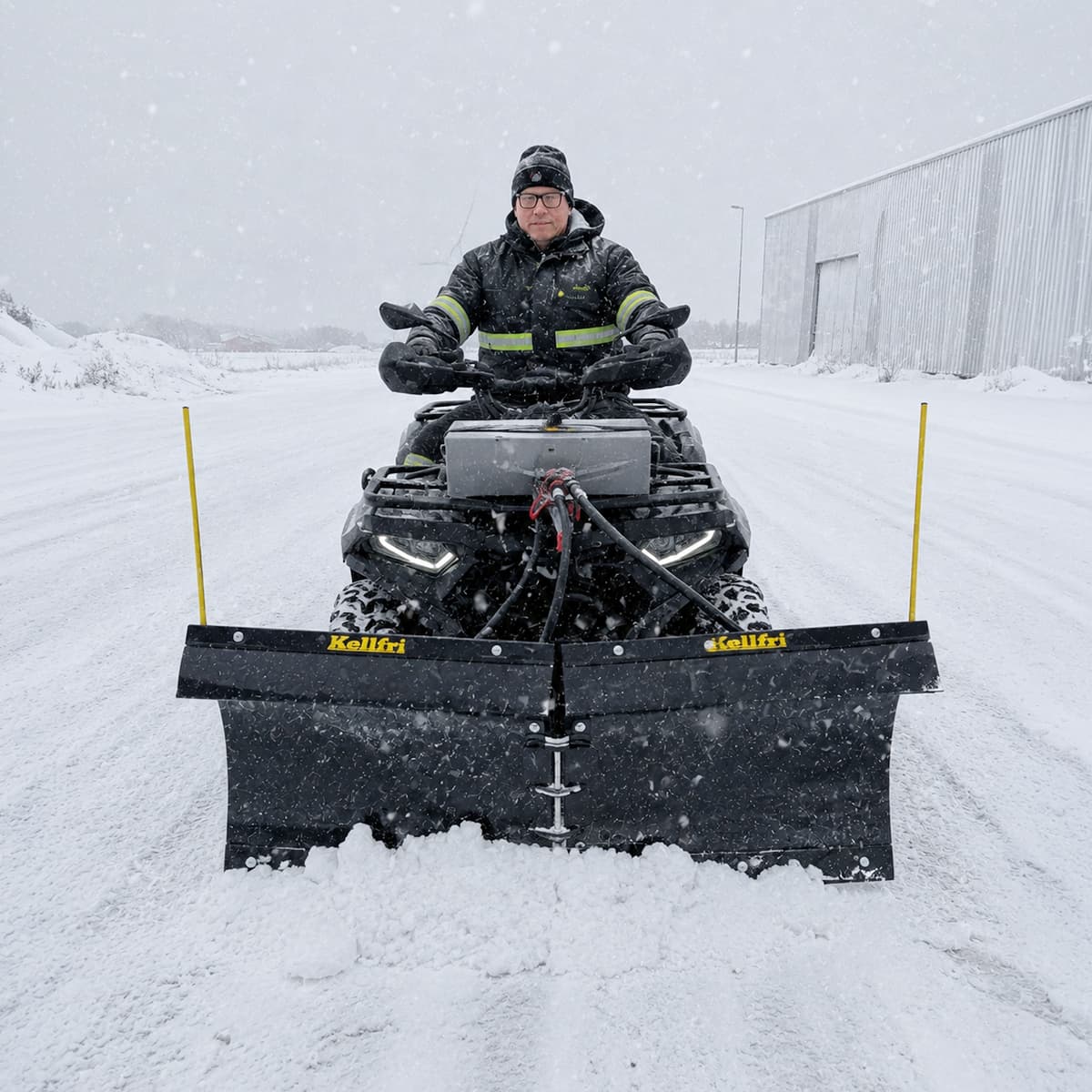 Vikplog ATV 150 cm med hydraulaggregat och cylinder