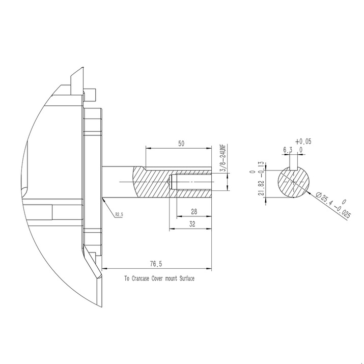 Motor Bensin 25 hk