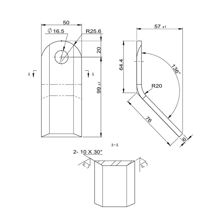 Y-slaga, kit till Slaghack XKE