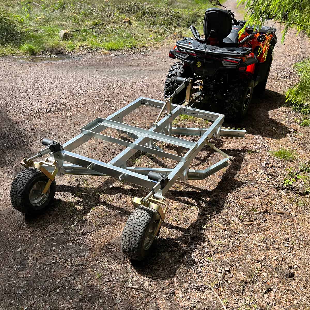 Vägsladd ATV 3-skärig med elektrisk höj- och sänkbarfunktion