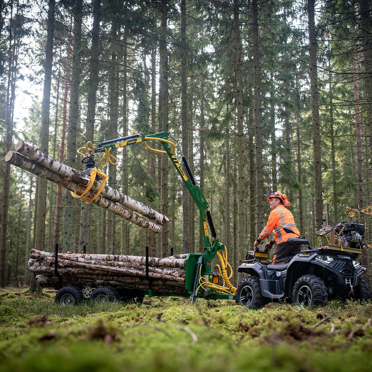 Skogsvagn ATV 2 ton FT36DFR-2T