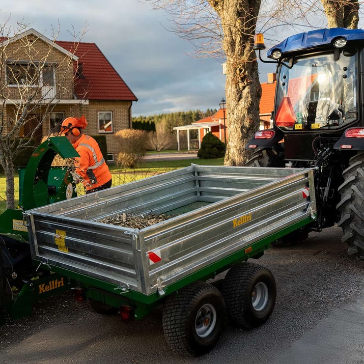 Tippvagn 2,5 ton, galvad