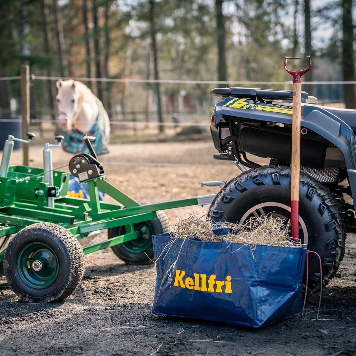 Höpåse, stor, blå