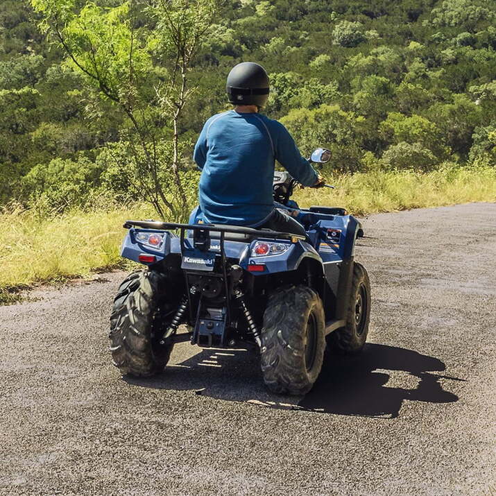 Kawasaki Brute Force 450 4x4, blå