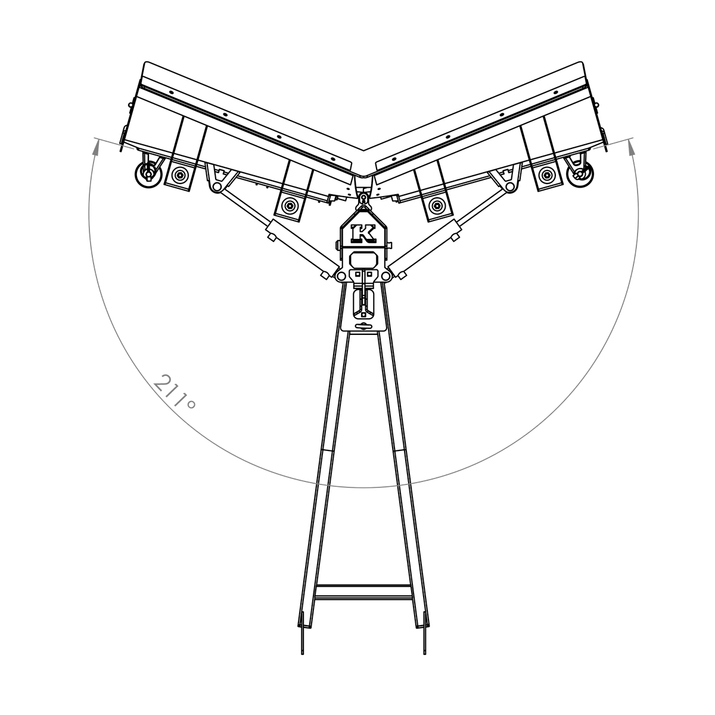 Vikplog ATV 150 cm med hydraulaggregat och cylinder