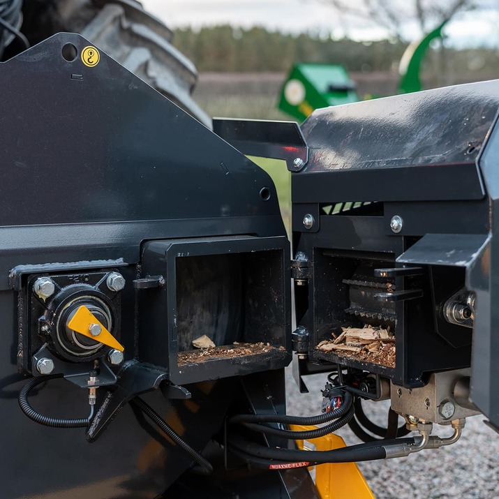 Flishugg 150, med hydraulisk inmatning