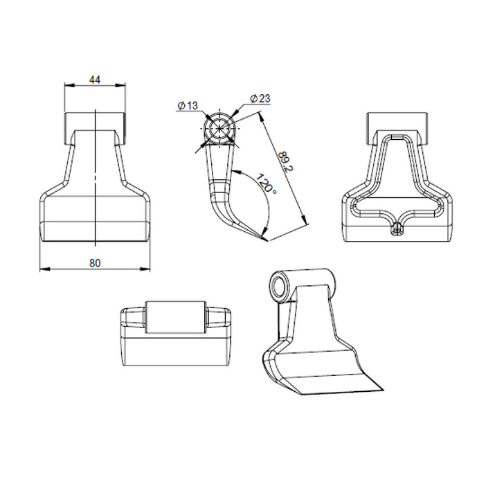 Hammarslaga 80 mm/480 g