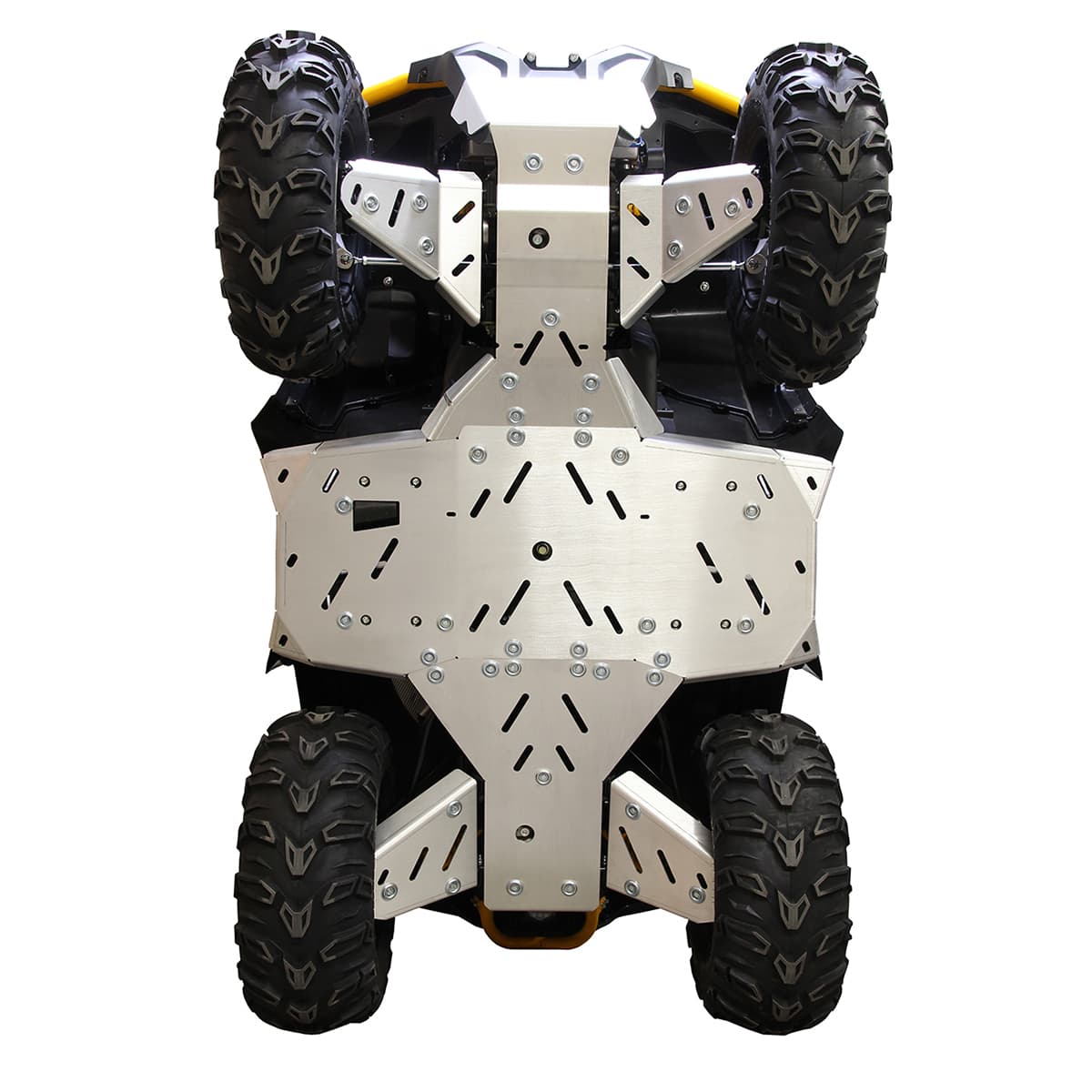 Hasplåt till ATV, aluminium, kort