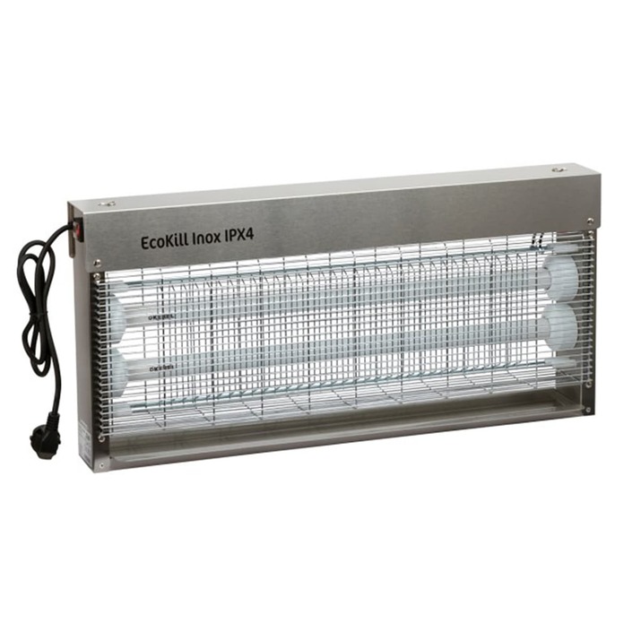 Flugfångare elektrisk Inox IPX4, 2 x 18 W