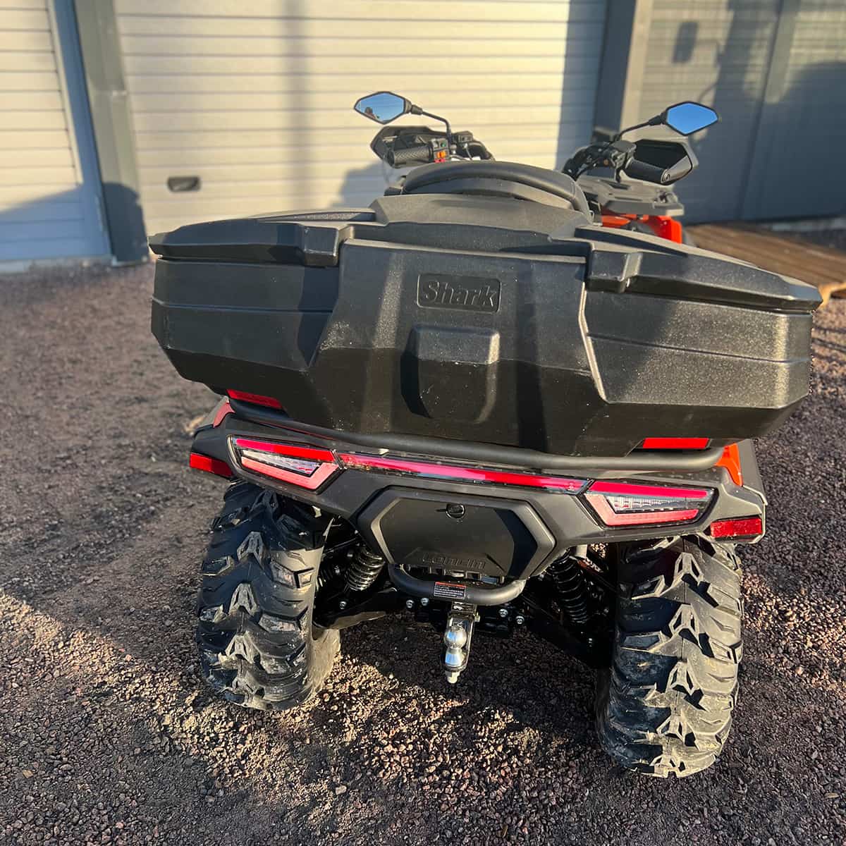 Packbox till ATV, bak inkl snabbfäste