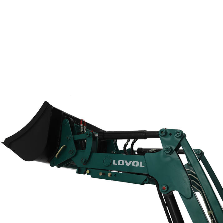 Kompakttraktor Lovol 25 hk med frontlastare, utan hytt